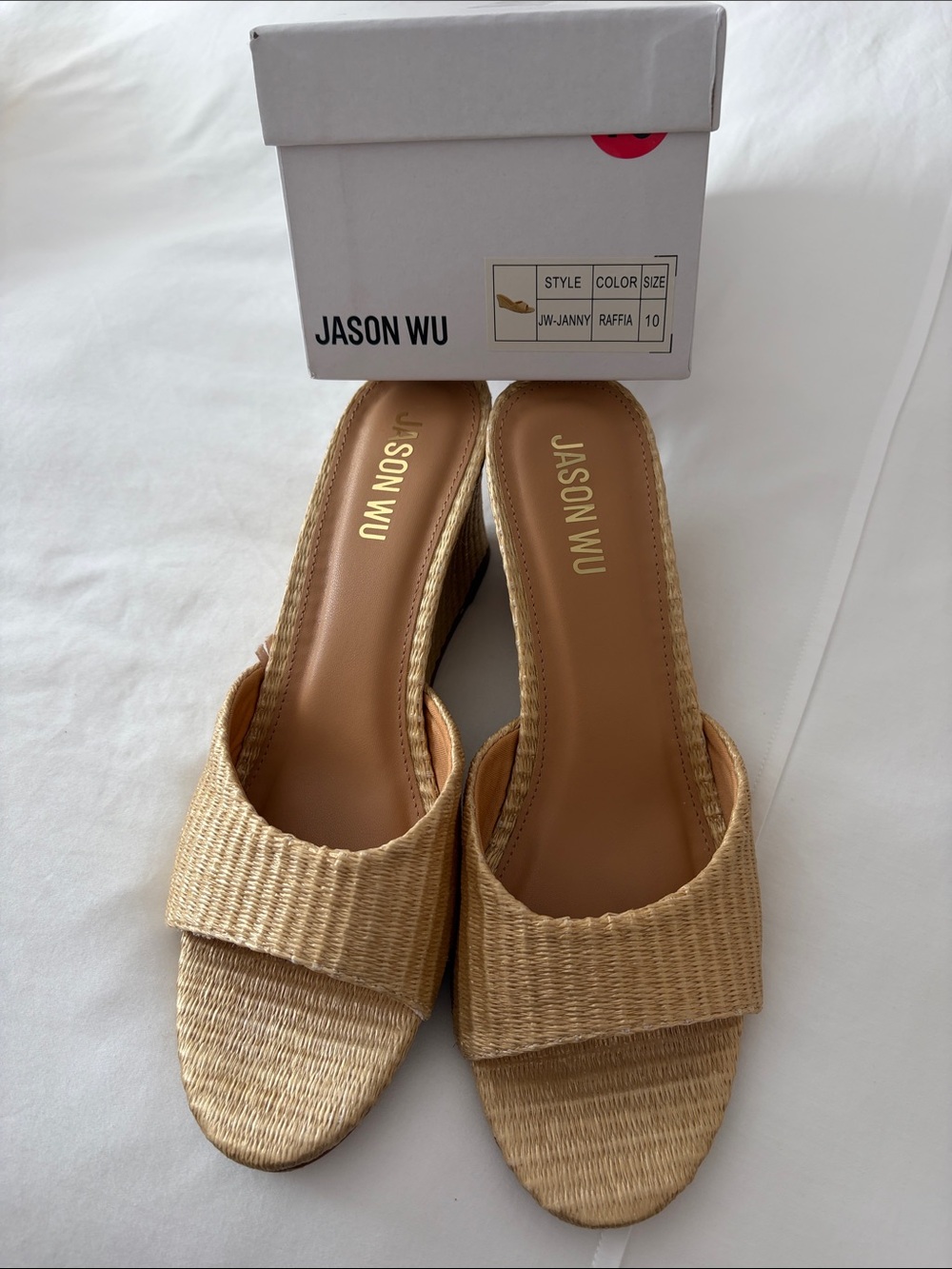 Jason Wu Raffia Slides